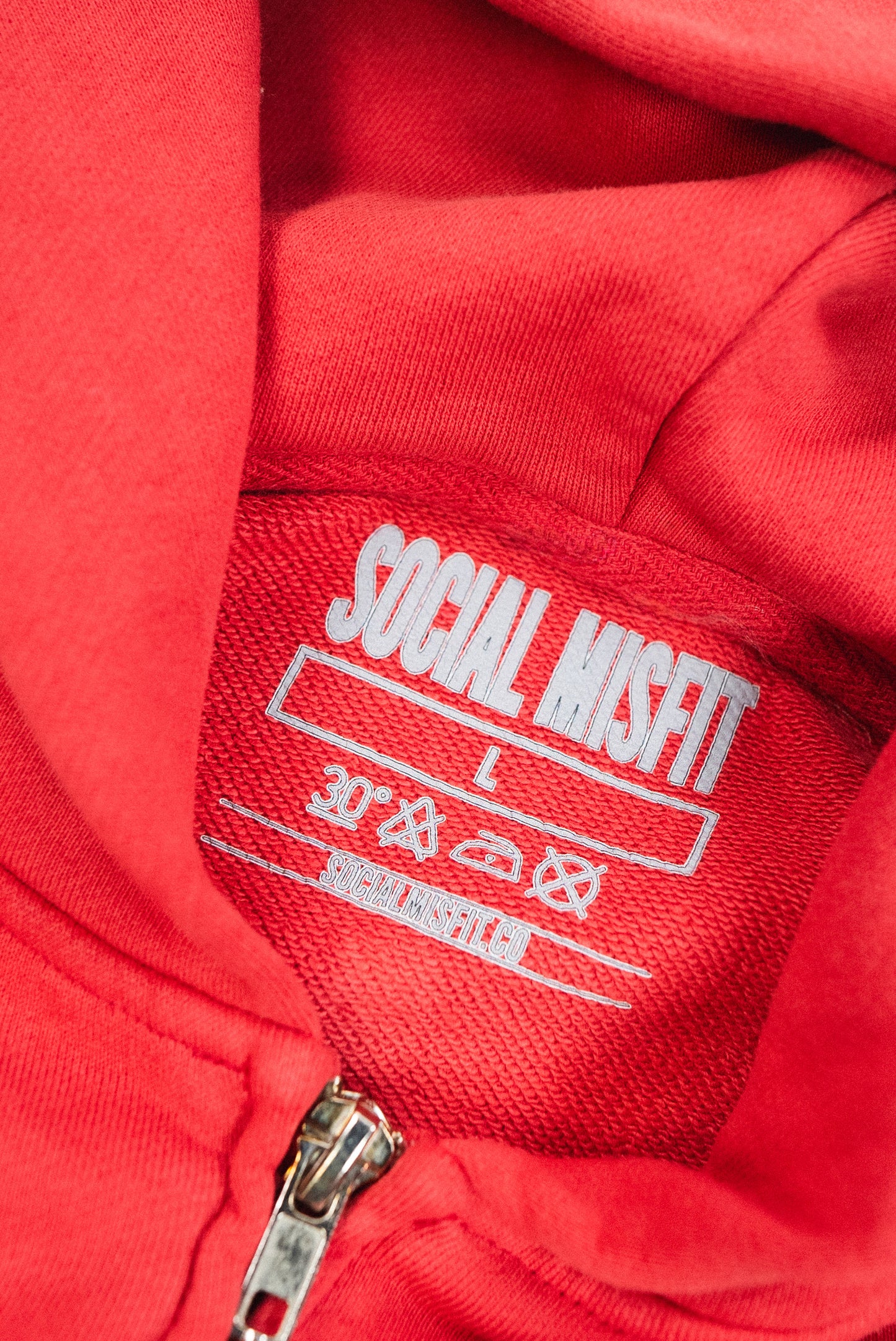 DISTORTED ZIP HOODIE