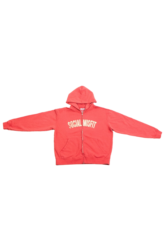 DISTORTED ZIP HOODIE