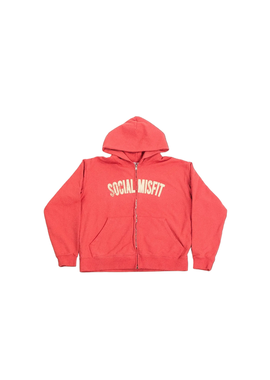 DISTORTED ZIP HOODIE
