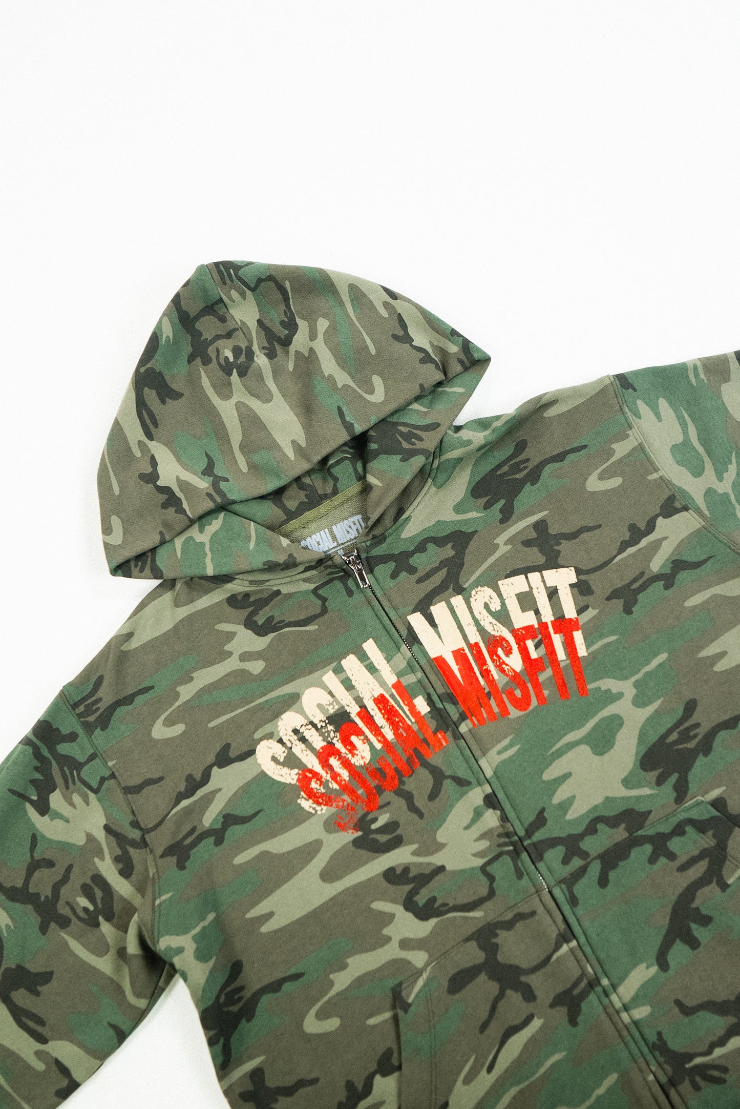 DISTORTED ZIP HOODIE