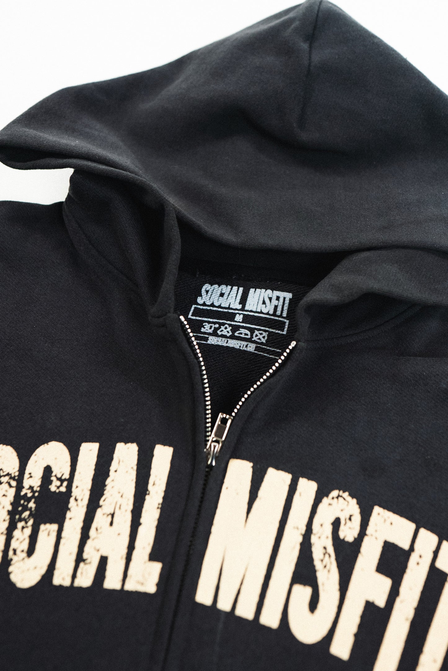 DISTORTED ZIP HOODIE