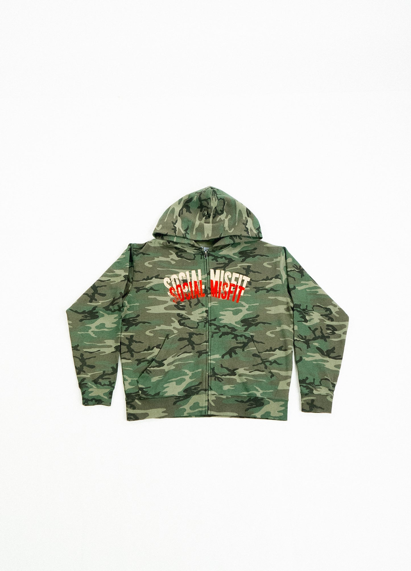 DISTORTED ZIP HOODIE