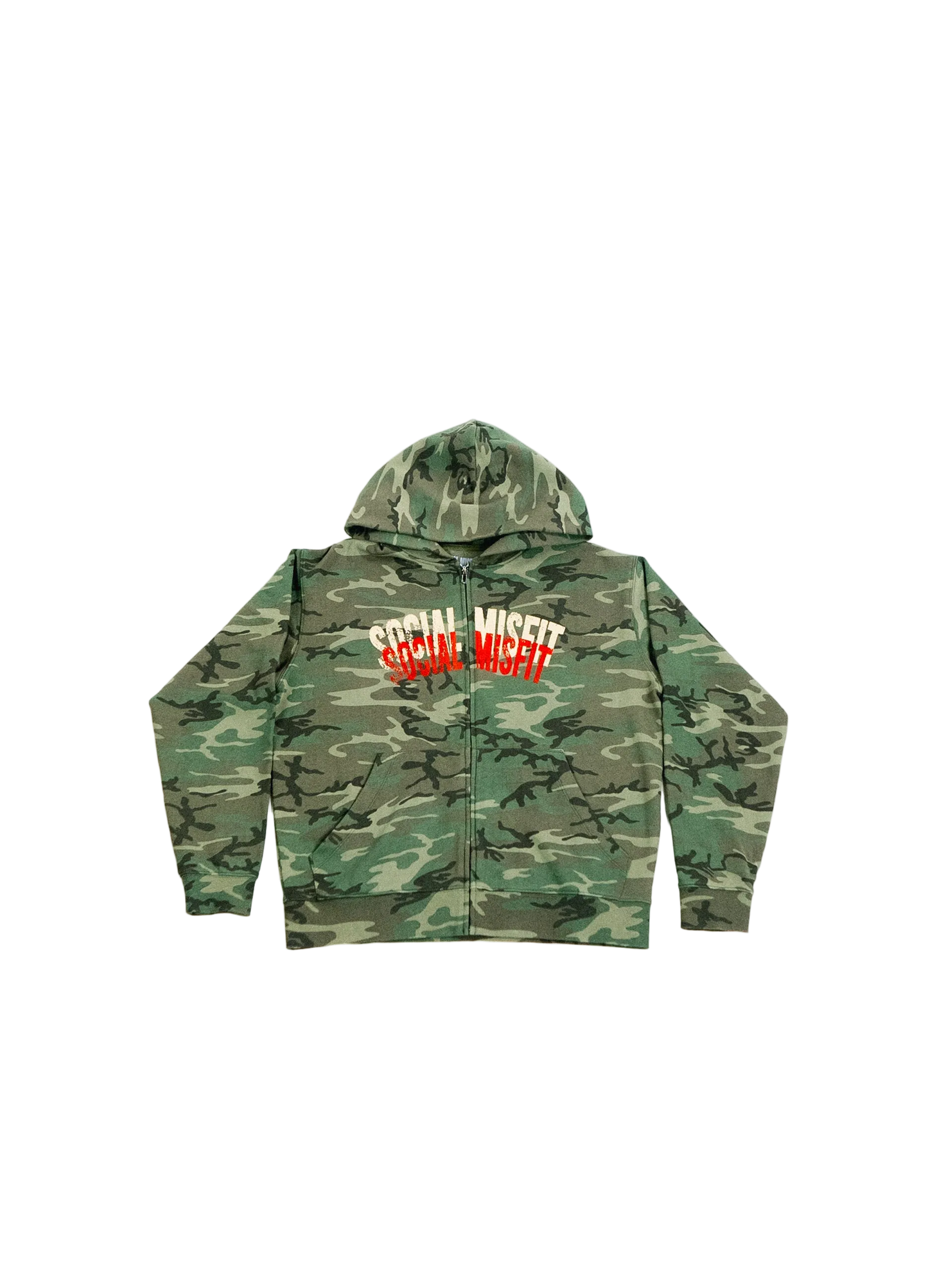 DISTORTED ZIP HOODIE