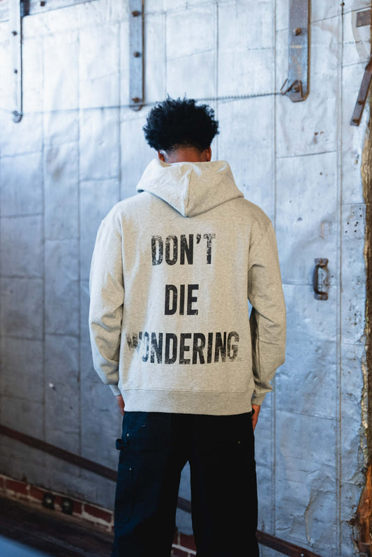 DDW DISTORTED ZIP HOODIE