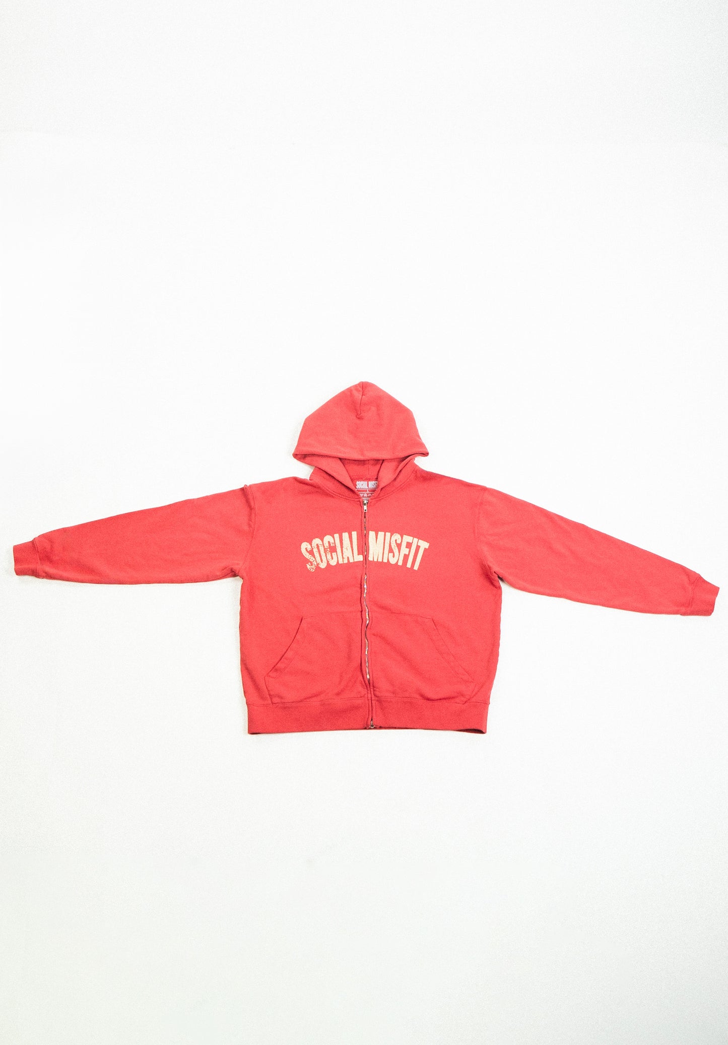 DISTORTED ZIP HOODIE