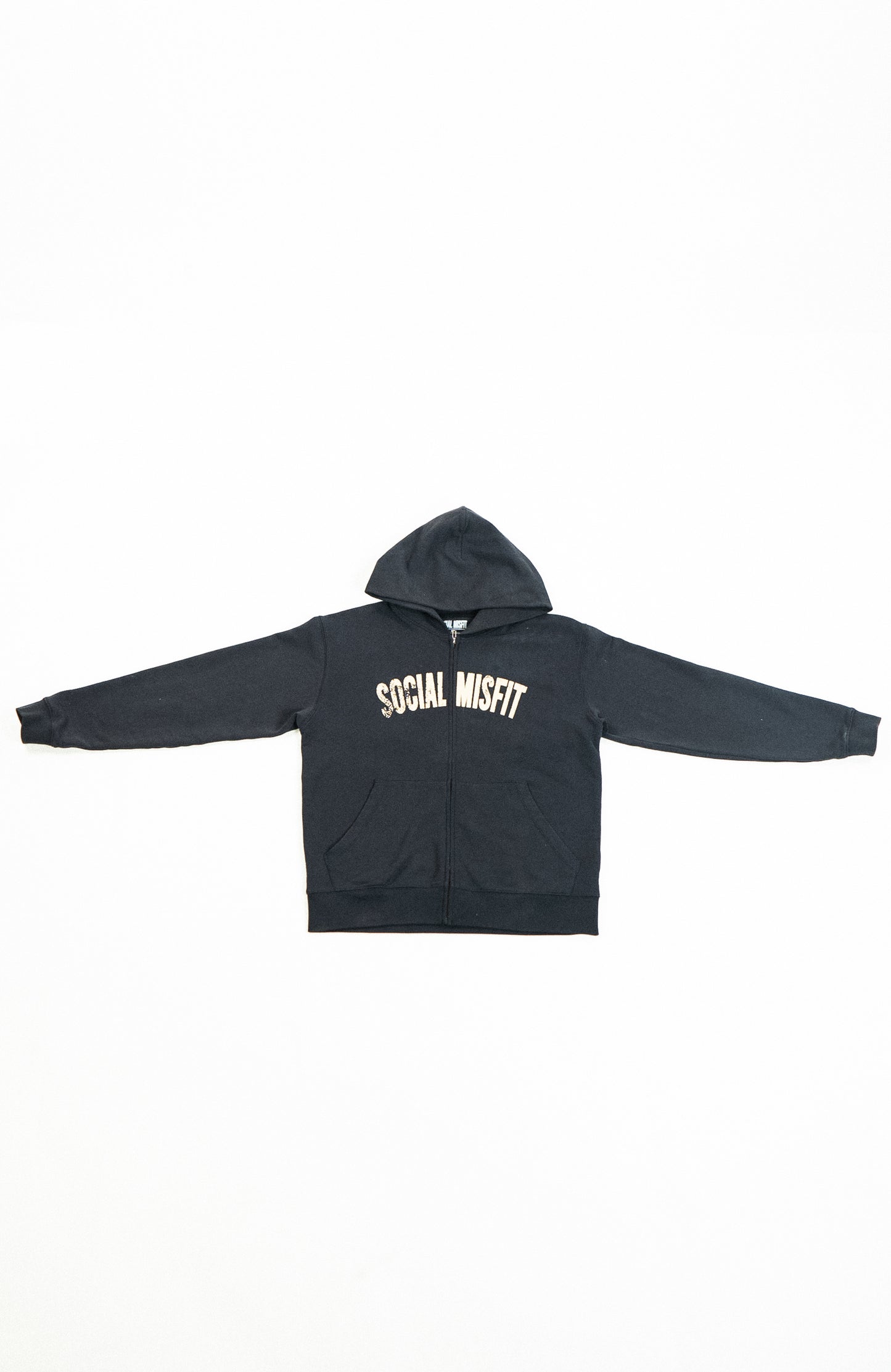 DISTORTED ZIP HOODIE