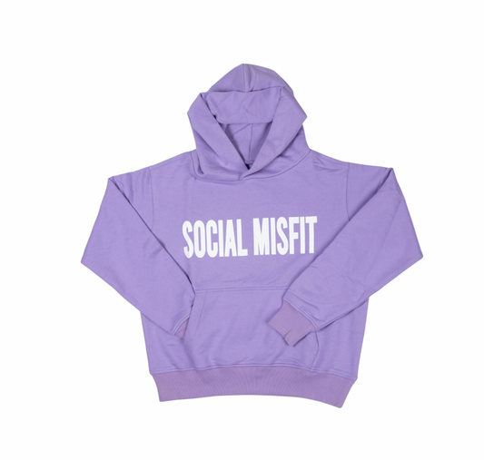 Social Misfit Purple Hoodie