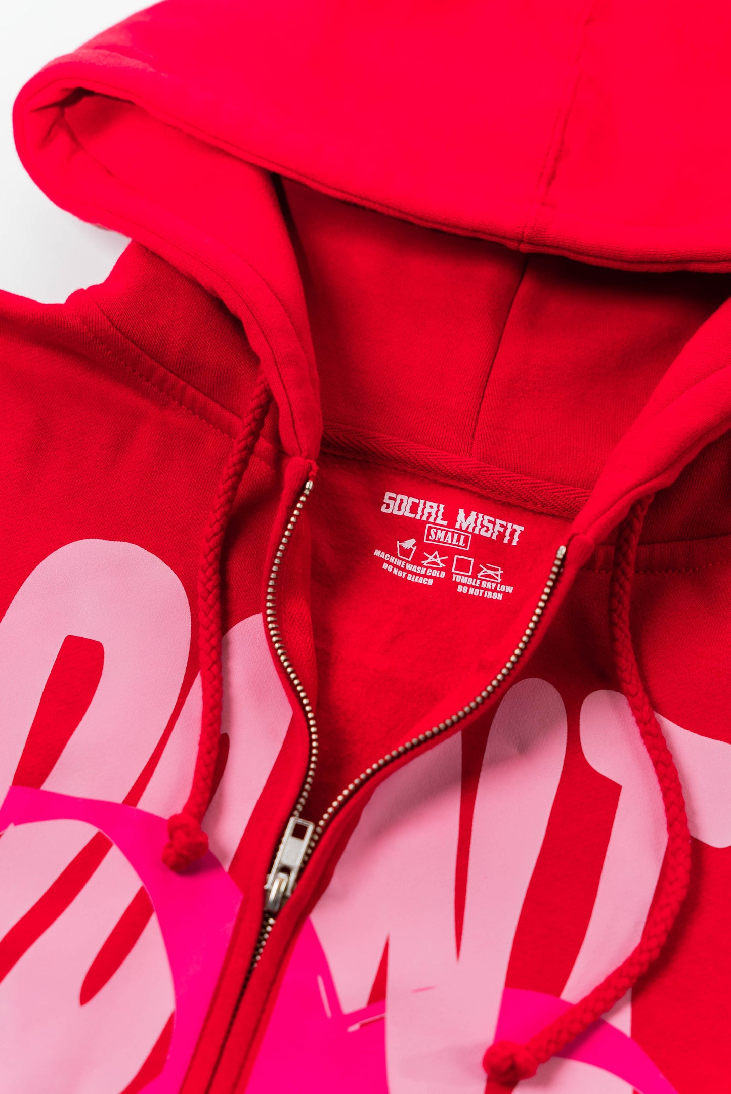 LOVE HATE RELATIONSHIP ZIP HOODIE