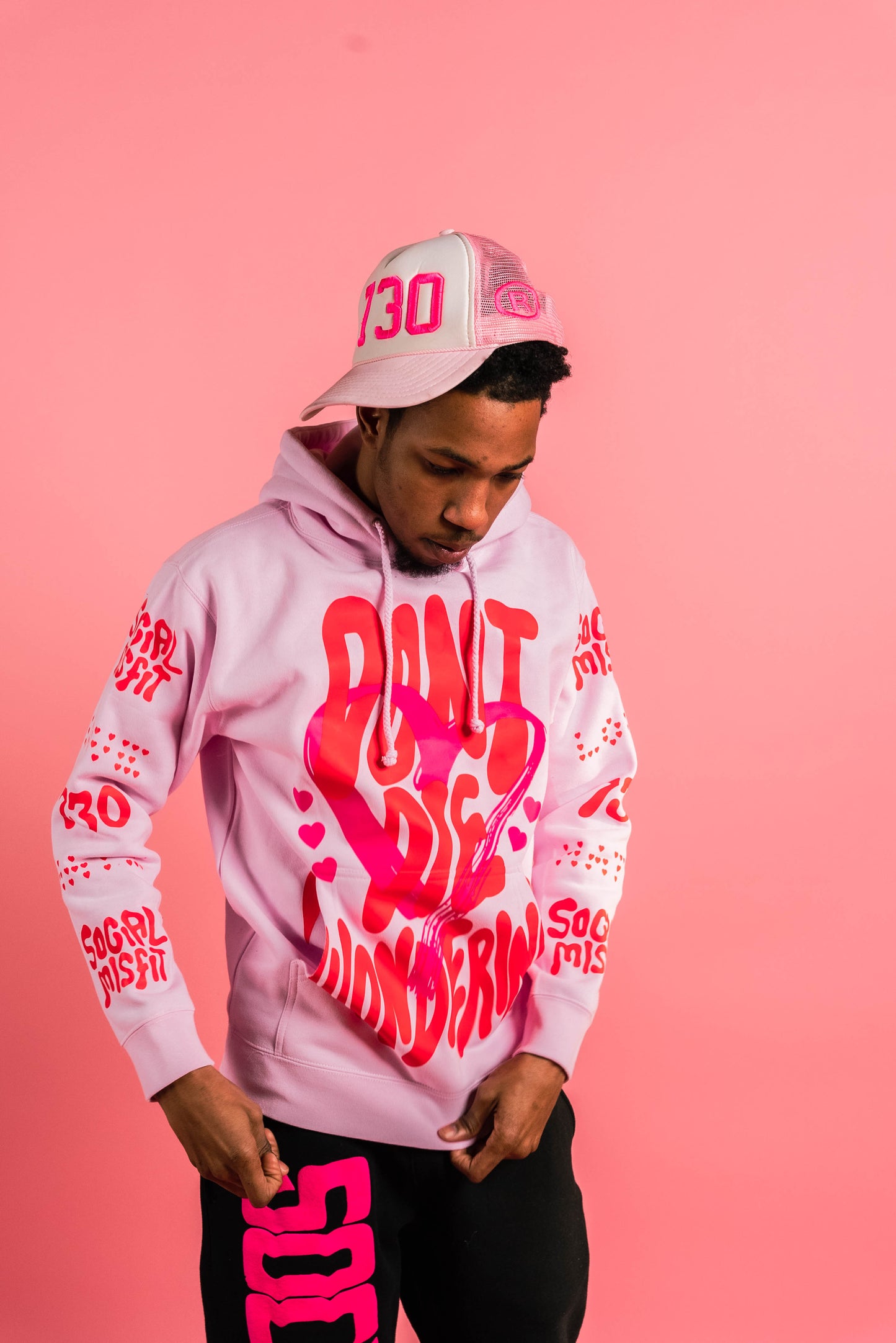 LOVE HATE RELATIONSHIP PULLOVER HOODIE