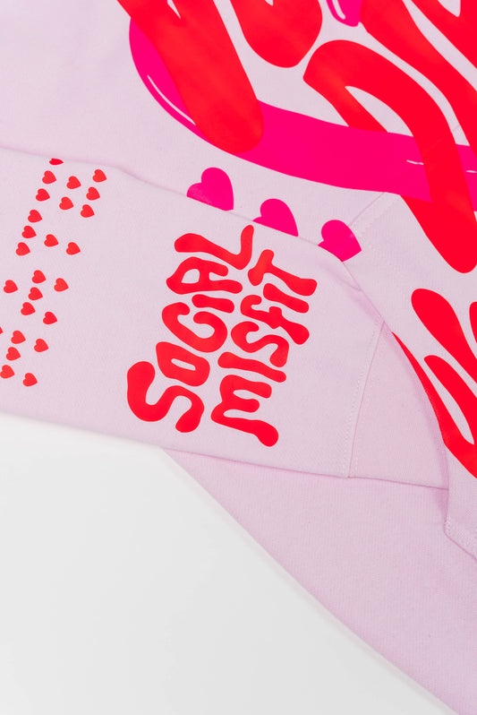 LOVE HATE RELATIONSHIP PULLOVER HOODIE