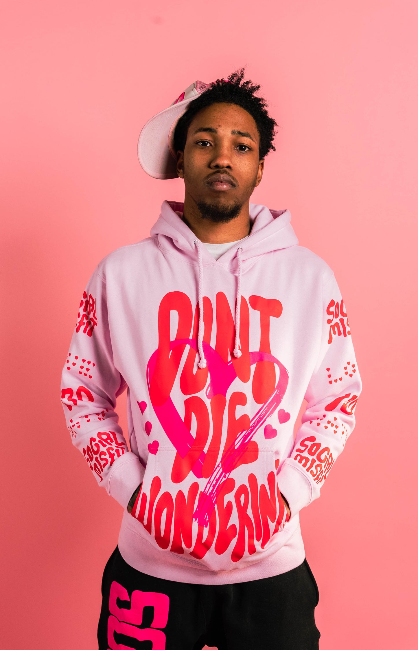 LOVE HATE RELATIONSHIP PULLOVER HOODIE